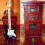 The Steampunk Guitar Stand